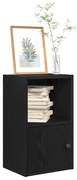 vidaXL Bibliotecă Stejar negru 31x24x52 cm Lemn prelucrat