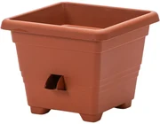 Ghiveci autoudare BERGAMOT Plastia 25 x 25, 25 x 25 cm, 25 x 25 cm