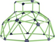 AIYAPLAY Cupolă de Cățărat pentru Copii 3-8 Ani, pentru Interior și Exterior, cu Margini Netede, din Plastic, 182,5x182,5x119 cm, Verde și Violet | Aosom Romania