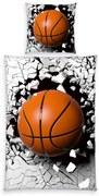 Lenjerie de pat din bumbac Herding Basketball, 135x 200 cm, 80 x 80 cm