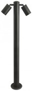 Stalp de exterior cu spoturi directionabile IP44 ROLF 2 90cm negru