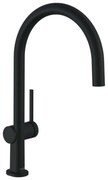 Baterie bucatarie Hansgrohe Talis M54 220 negru cu 1 tip de jet