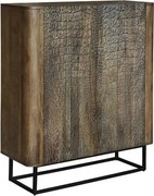 Comoda inalta cu model Krokodil 120cm maro