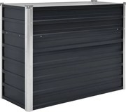vidaXL Strat înălțat de grădină antracit 100x40x77 cm oțel galvanizat