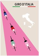 Ilustrație Giro d Italia, Poster Paperago