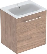 Geberit Selnova Square lavoar cu dulap 60 cm nucă 501.254.00.1