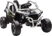 AIYAPLAY Vehicul off-road electric 12V pentru copii, telecomandă, lumini LED, muzică, claxon, pentru copii de 3-8 ani, gri | Aosom Romania