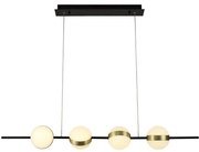 Lustra LED design Art Deco cu 4 surse de lumina Cuba