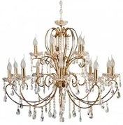 Candelabru clasic cristal 15 becuri E14 Aurora 30-99801 Candellux