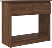 vidaXL Consolă cu sertare Stejar maro 85,5x38,5x74,5 cm