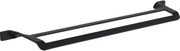 Mexen Rino cuier dublu pentru prosop, negru - 7027025-70
