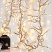 Ghirlandă LED de exterior CLUSTER 1152 LED, 8 funcții, 12 m, IP44, alb cald