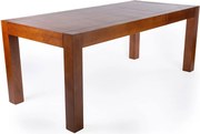 Masă lemn masiv Dining Mariam Extensibilă 140/, 200 × 90 × 78 cm - Alb