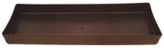 Miska pod truhlík hnědá, 60 cm, 60 cm