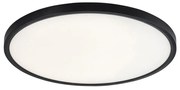 Plafoniera LED slim 50cm Paulos negru/alb