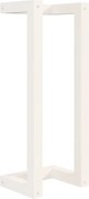 vidaXL Suport pentru prosoape, alb, 23x18x60 cm, lemn masiv de pin