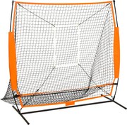 vidaXL Plasă de antrenament sport baseball, negru, 174x76x158,5 cm