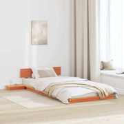 vidaXL Cadru de pat Maro 90 x 200 cm lemn