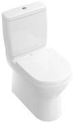 Set vas WC stativ Villeroy & Boch, O.Novo, back-to-wall, alb