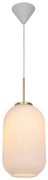 Pendul design scandinav Milford 20 alb opal