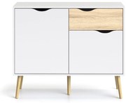 Comodă Tvilum Oslo, 99x82 cm, alb