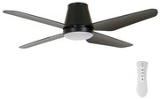 Ventilator LED de tavan Lucci Air 213002 AIRFUSION ARIA LED/18W/230V negru + telecomandă