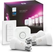 Kit de bază Philips Hue WACA 3xE27/9W 2000-6500K + Hue Bridge și întrerupător cu dimmer