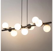 Lustră pe cablu AVOLA 9xG9/12W/230V negru