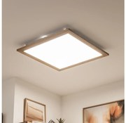 Plafonieră LED Brilagi SLIMFRAME WOOD LED/58W/230V 64x64 cm maro