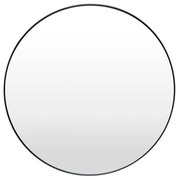 Oglindă rotundă de perete Bonami Essentials Layla, ø 80 cm, negru
