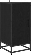 vidaXL Bufet Stejar Negru 35,5 x 35 x 76 cm