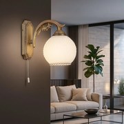 Aplica de perete clasica din alama design italian 8600