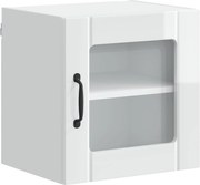 vidaXL Dulap de bucătărie Alb lucios 40 x 31 x 40 cm Lemn compozit
