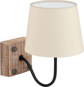 Eglo 32248 - Aplică de perete 1xE14/40W/230V maro/bej