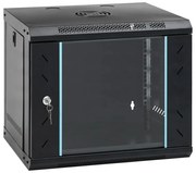 vidaXL Dulap de rețea cu depozitare Negru 53 x 45 x 45 cm Oțel