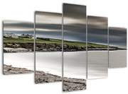 Tablou cu lac în amurg (150x105 cm)