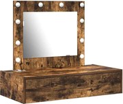 vidaXL Masă de Machiaj cu sertar Maro 83 x 40 x 70 cm Lemn compozit