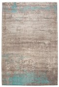 Covor vintage din bumbac MODERN ART 240x160 cm, gri turcoaz