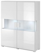 Vitrină Tamie Typ 42 (alb + alb lucios). 1030377