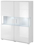 Vitrină Tamie Typ 42 (alb + alb lucios). 1030377