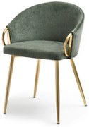 Scaun Carma K (verde + auriu). Promo -24%. 1111005