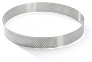 Inel de tort perforat cadru rotund De Buyer 3098.09, 24,5 cm, oțel inoxidabil