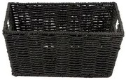 Coș împletit manua Compactor ETNA, 31 x 24x 14 cm, negru