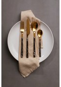 Tacâmuri din oțel negru-auriu 16 buc. Avie – Premier Housewares