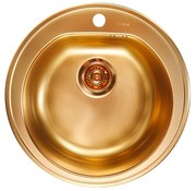 Chiuveta inox Alveus Form 30 finisaj bronz 51 cm