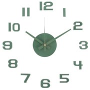Karlsson 6001GR design autoadeziv ceas verde,diametru 40 cm