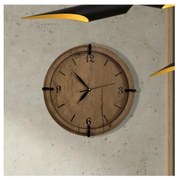 Li-Go 23628/DUB3 - Ceas de perete LED/1xAA Ø 32 cm stejar deschis/rotund