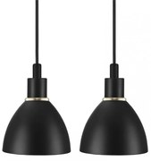 Set de 2 Pendule design modern minimalist Ray negru 63233003 NL