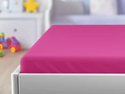 Cearsaf de jerseu pentru patut EXCLUSIVE 60x120 cm purpuriu