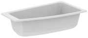 Cada asimetrica Ideal Standard i.life cu montaj dreapta 160X90 cm alb lucios